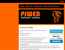 Tablet Screenshot of pjweb.de
